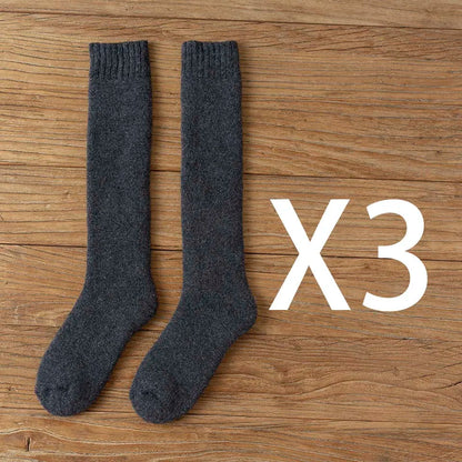 Women's Merino Wool High-Knee Winter Socks