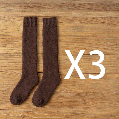 Women's Merino Wool High-Knee Winter Socks
