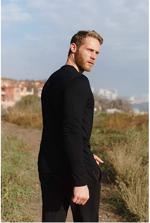 Men's Merino Wool Base Layer Shirt