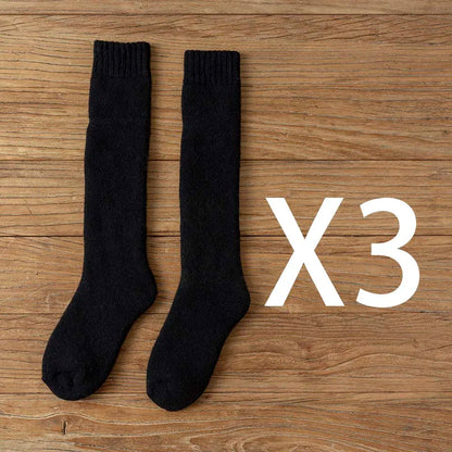 Women's Merino Wool High-Knee Winter Socks