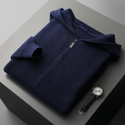 Men's Merino Zipped Cardigan