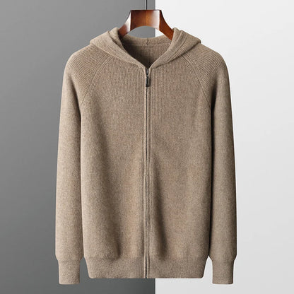Men's Merino Zipped Cardigan
