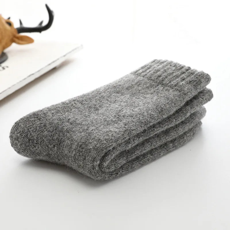 Super Warm Merino Wool Solid Socks