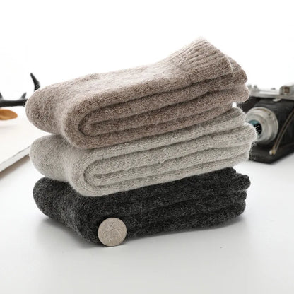 Super Warm Merino Wool Solid Socks