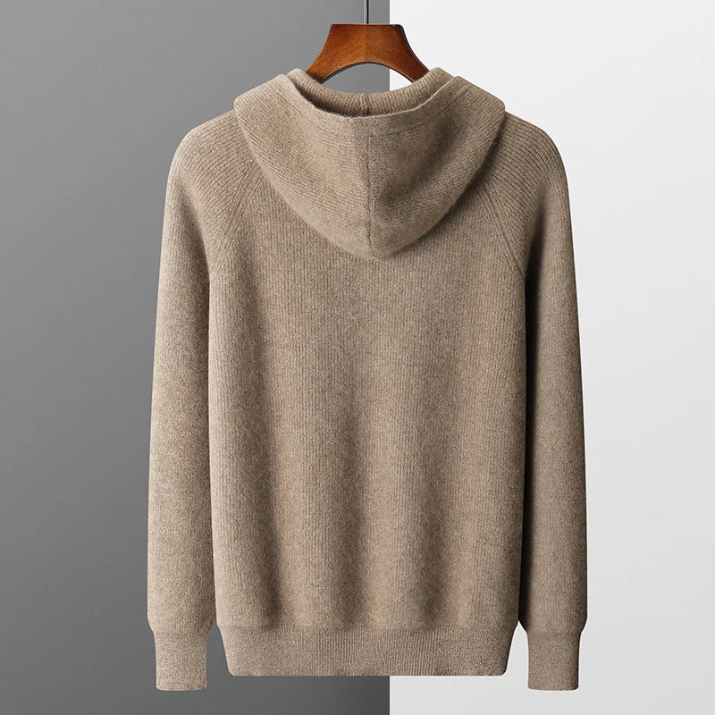 Men's Merino Zipped Cardigan