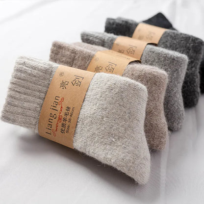 Super Warm Merino Wool Solid Socks