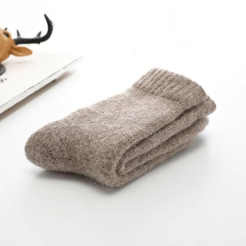 Super Warm Merino Wool Solid Socks