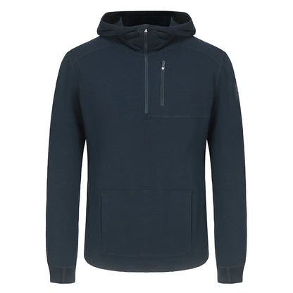 Men's Merino Wool 1/4 Zip Hoodie