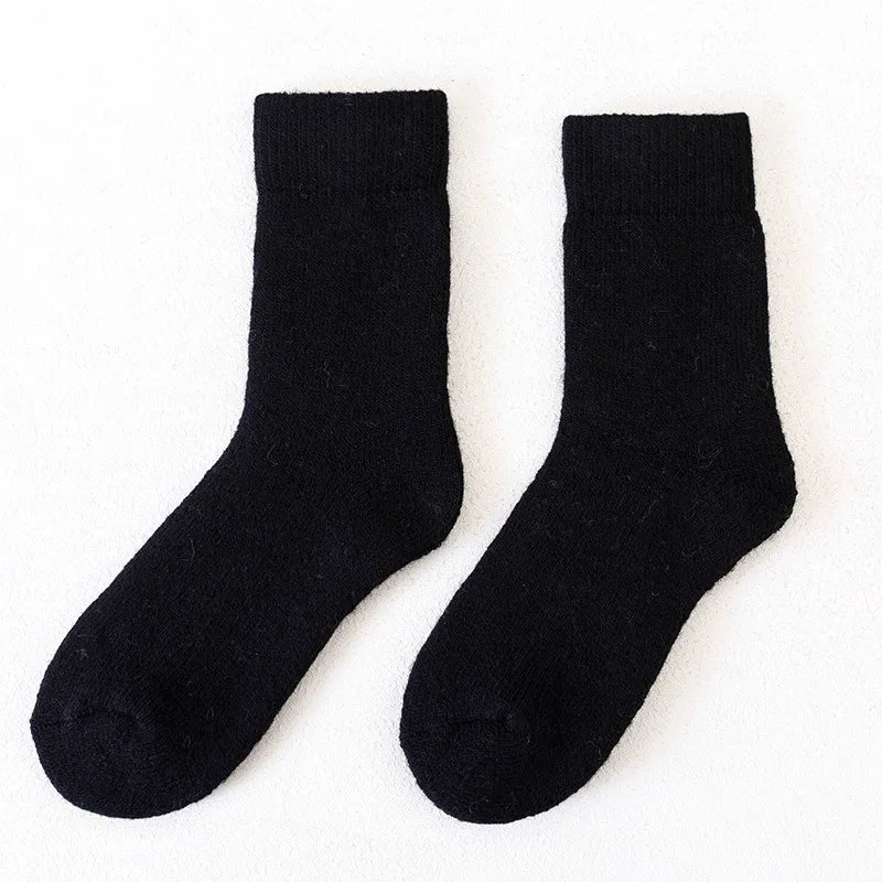 Super Warm Merino Wool Solid Socks