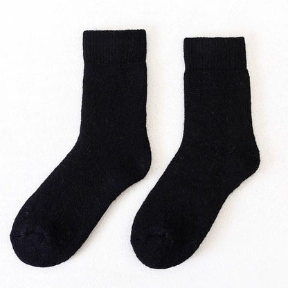 Super Warm Merino Wool Solid Socks