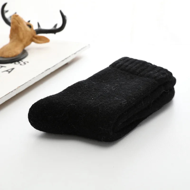 Super Warm Merino Wool Solid Socks